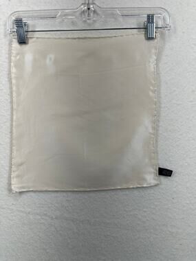 Men's 100% Italian Silk Pocket Square Off-White 12" X 13"